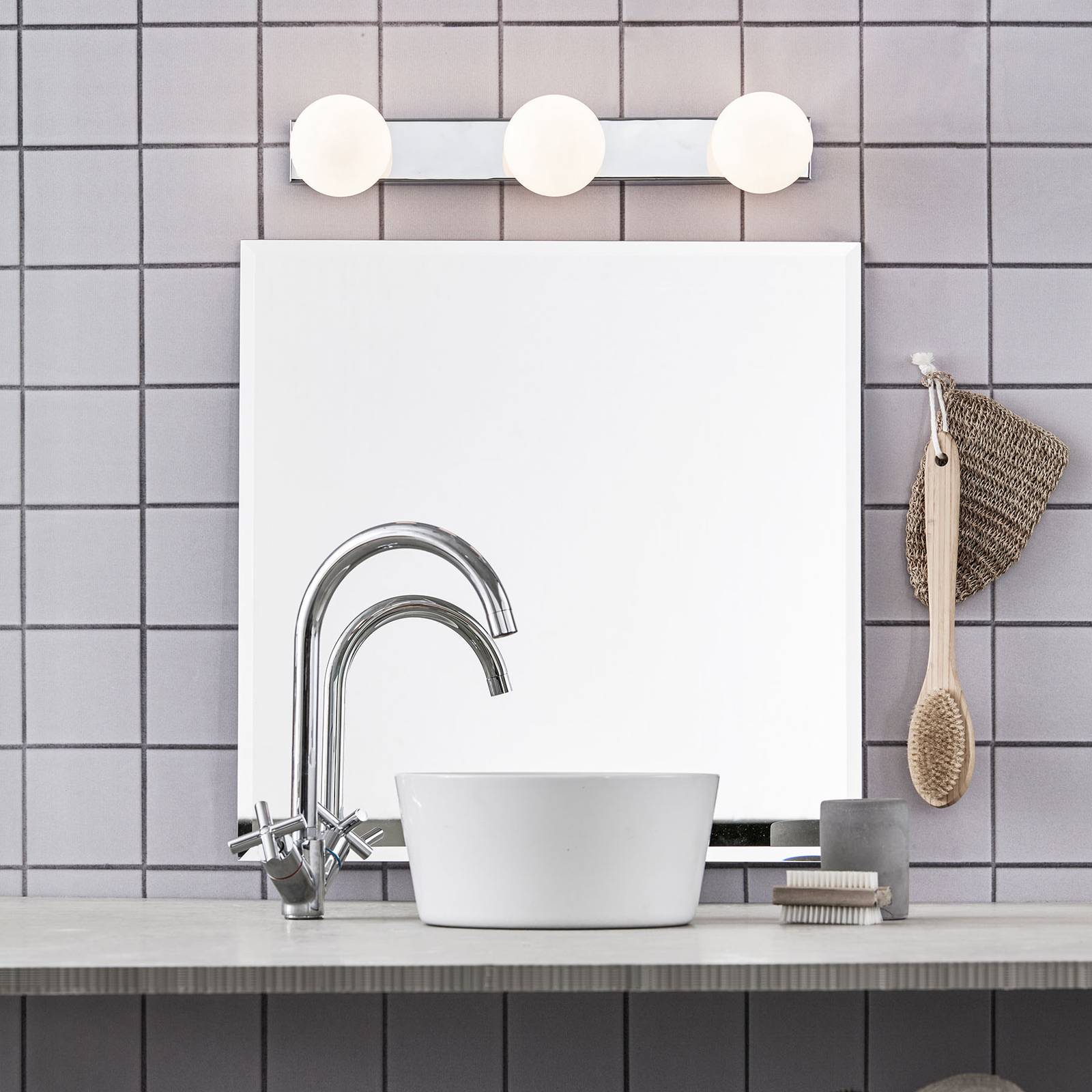 Markslöjd Applique da parete Mini, dimmerabile, Cromo / Argento, Bagno, Metallo, Moderno, Applique
