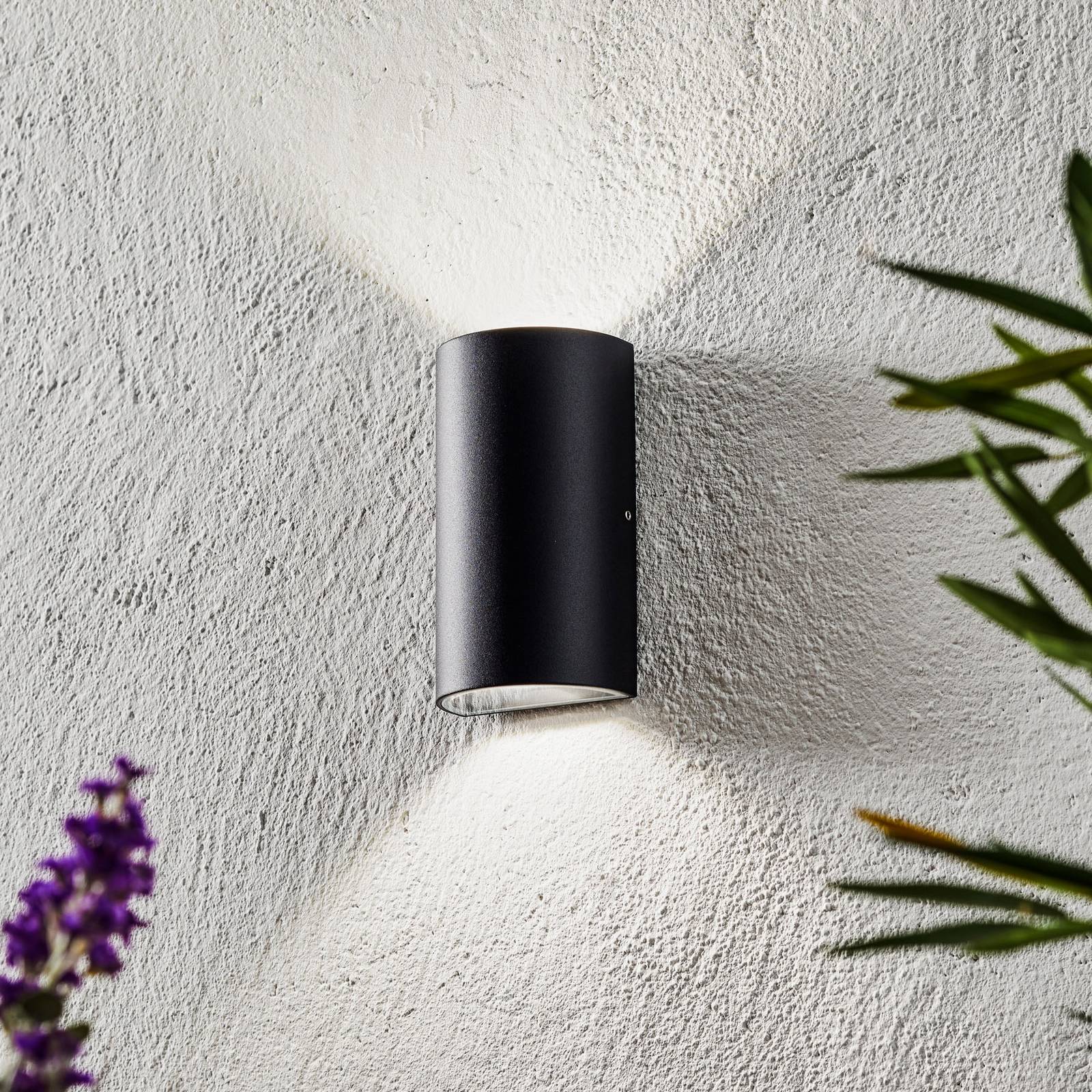 Nordlux Applique da esterni a LED Rold, Nero, Metallo, Moderno, Applique LED da esterni