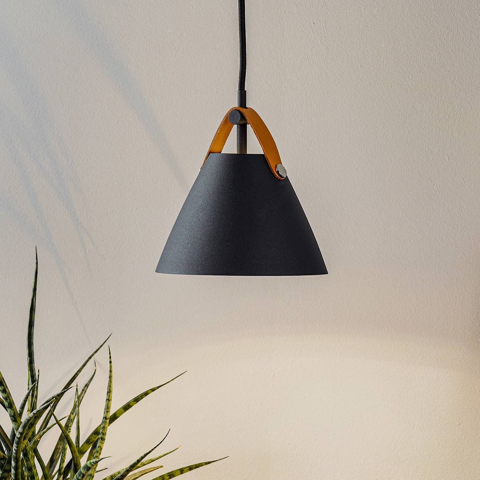 DFTP by Nordlux Lampada a sospensione Strap, dimmerabile, Nero, Soggiorno / Sala da pranzo, Metallo, Moderno, Lampada a sospensione