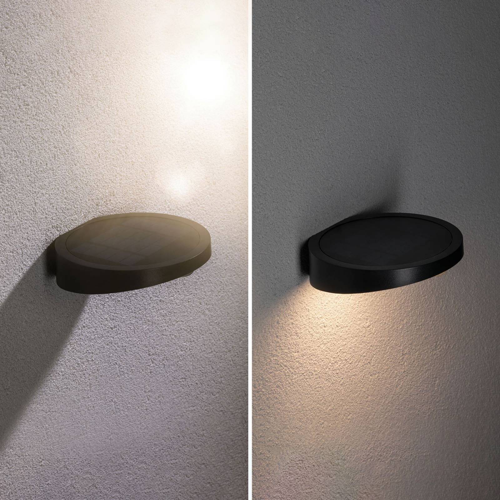 Paulmann Appliance da esterni LED solare Ryse, antracite Ryse, Alluminio / Grigio / Zincato, Plastica, Moderno, Lampada solare da esterni