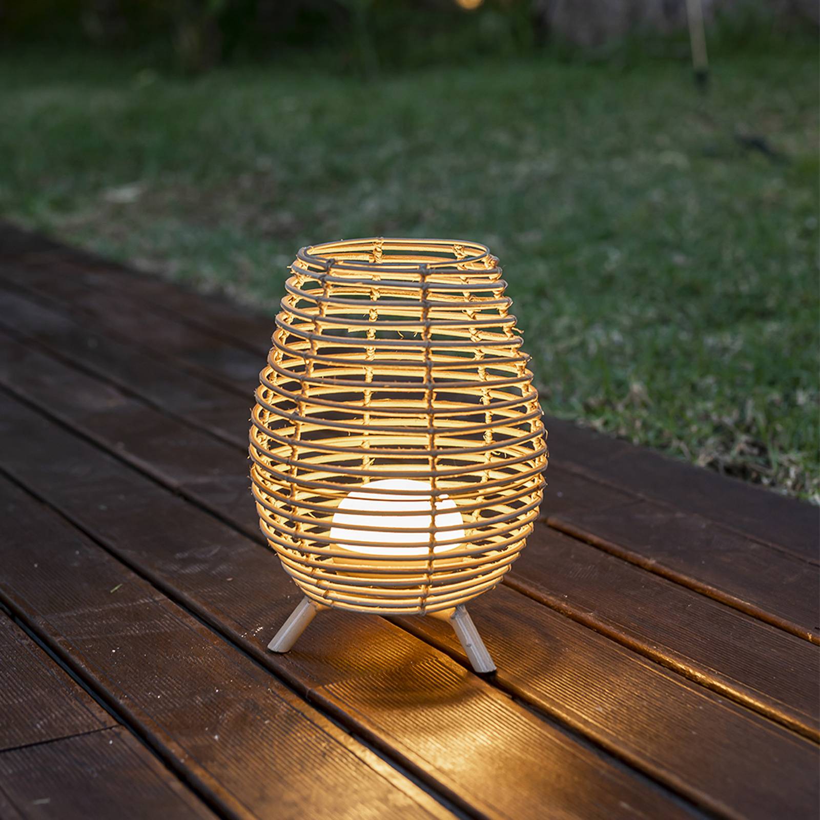 Newgarden Bossa lampada LED da tavolo, dimming Bossa, dimmerabile, Legno chiaro, Soggiorno / Sala da pranzo, Legno