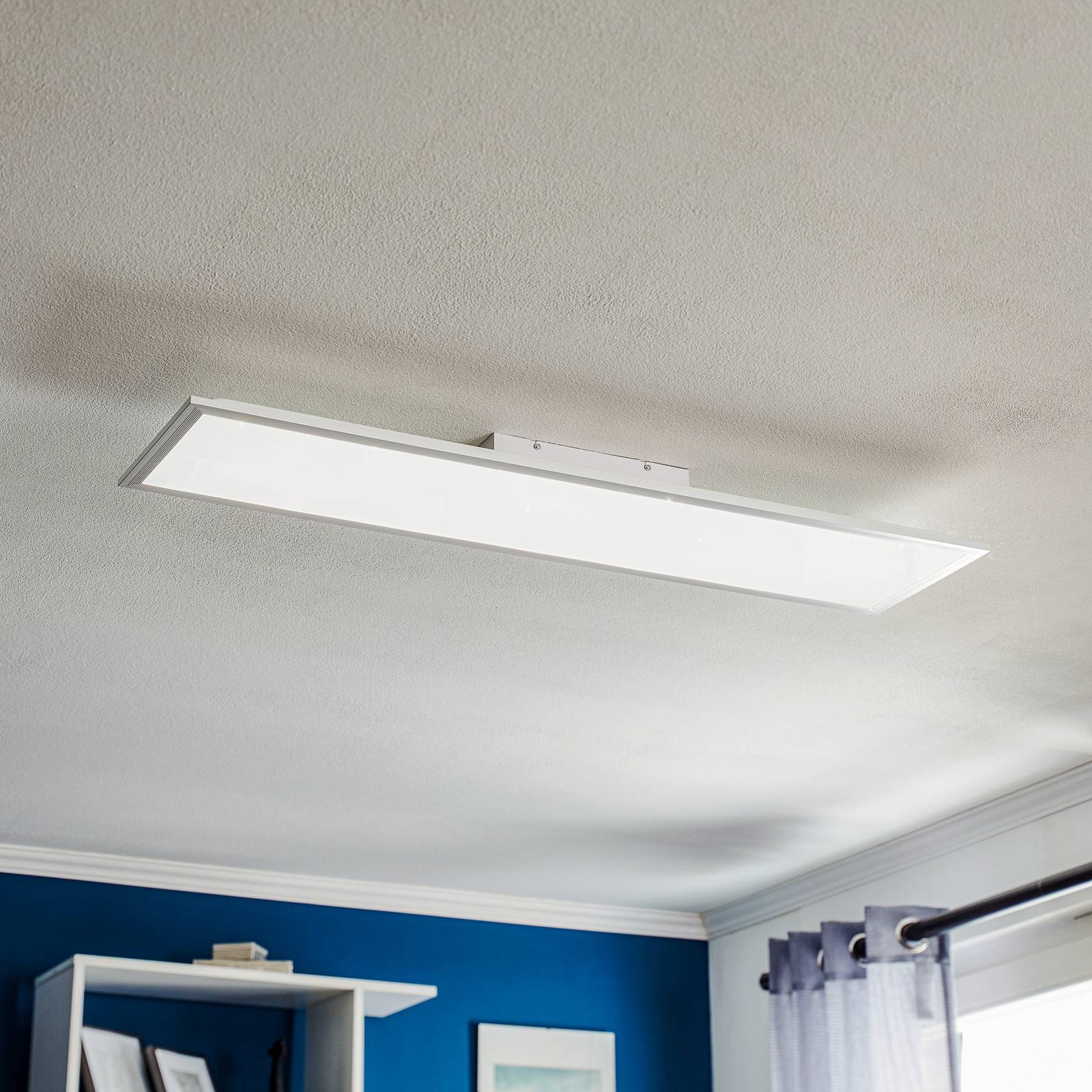 Briloner Pannello LED Pallas, dimmerabile, Bianco / Opale, Soggiorno / Sala da pranzo, Plastica, Moderno, Plafoniera LED