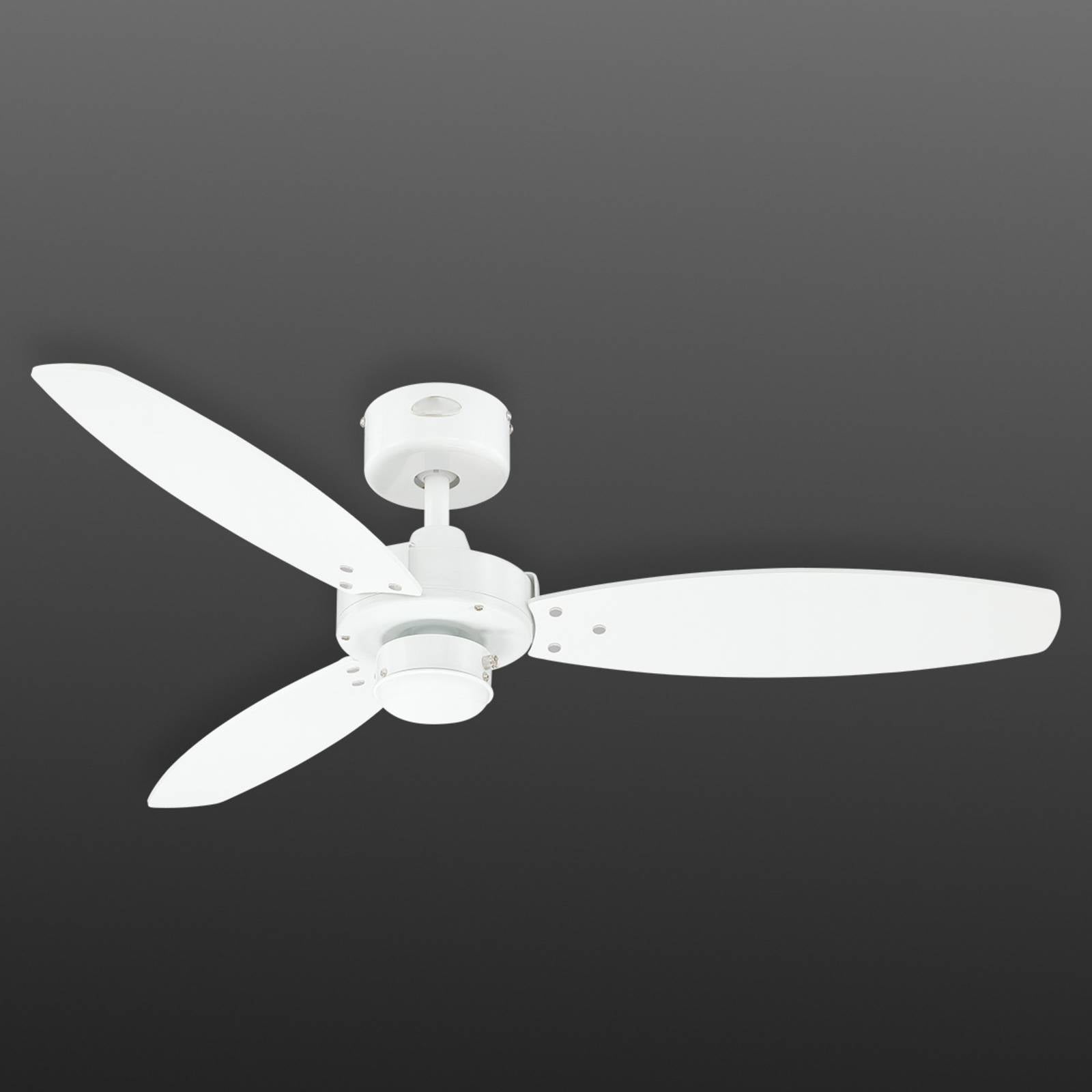 Westinghouse Jet II - Ventilatore con interruttore a corda JET, Bianco / Opale, Soggiorno / Sala da pranzo, Plastica, Moderno - Lampenwelt IT