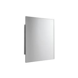 Croydex Dart Square Bathroom Cabinets with Mirror, Concealed Cabinet Storage, Supplied Fully Assembled, Easy to Install, Bathroom Mirror Cabinets, All Fixtures Included, 45x45cm