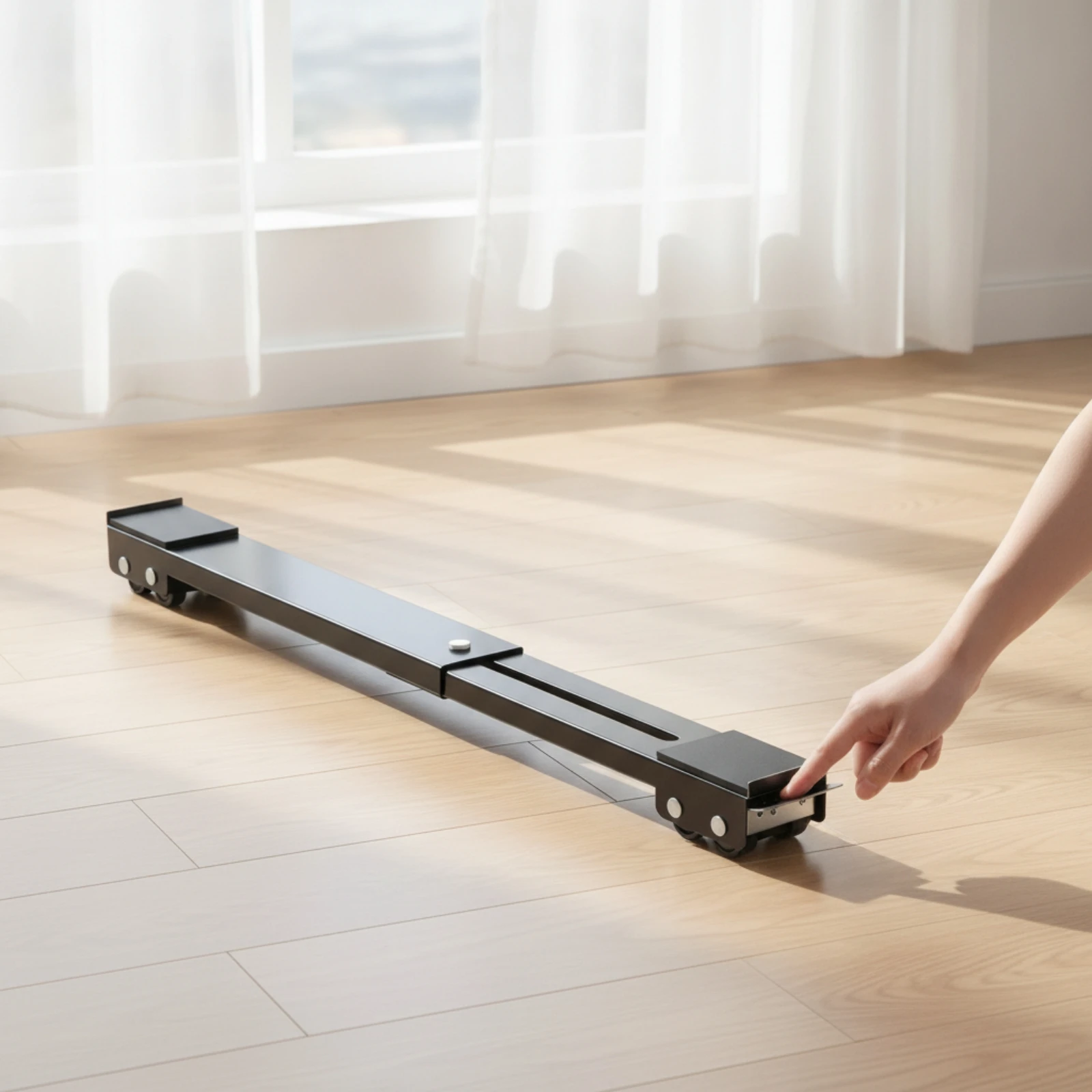 Appliance Rollers Heavy Duty Washing Machine Rollers with Locks Washing Machine Base Extendable Furniture Dollies Low-Clearance