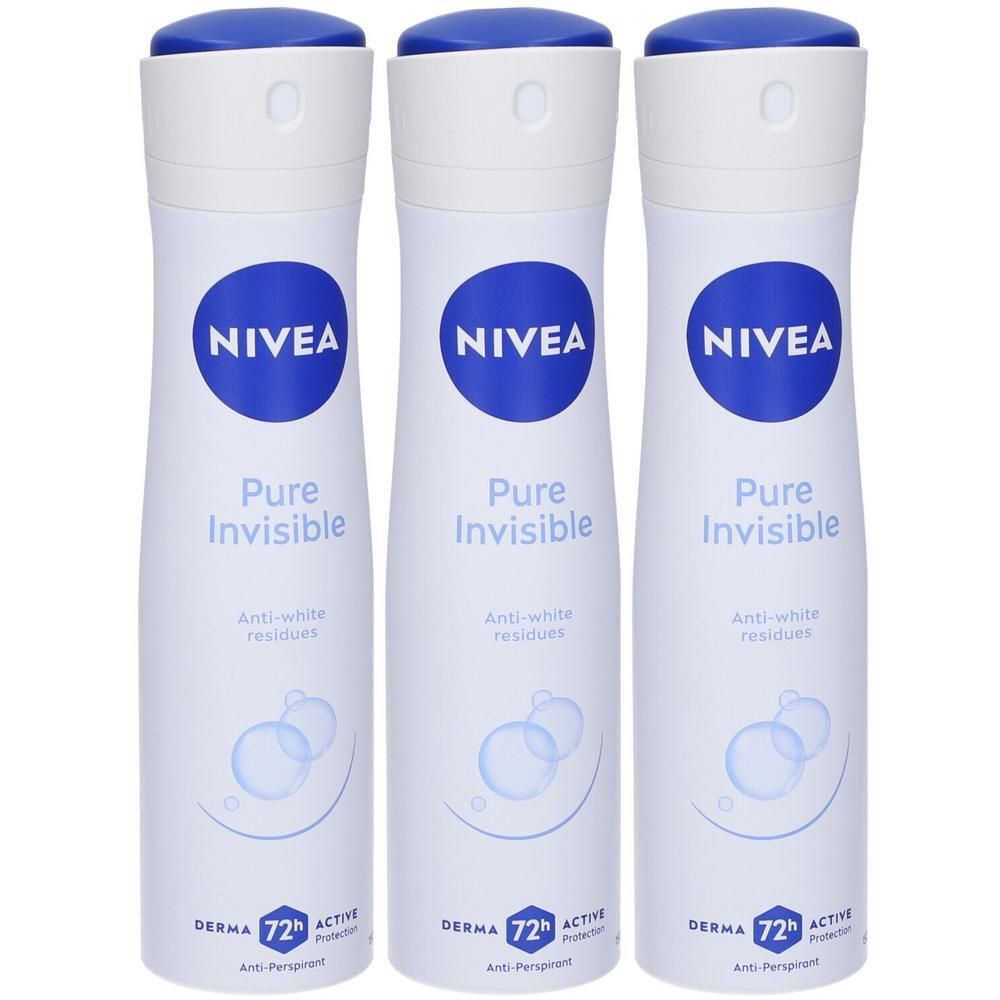 Nivea Deo Pure Invisible Spray 3x150 ml
