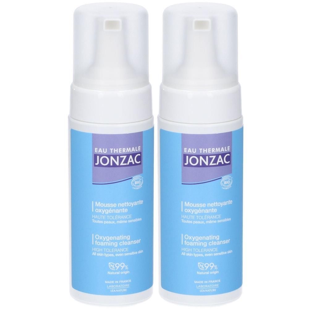 Eau Thermale Jonzac Mousse Detergente Ossigenante Rehydrate 2x150 ml