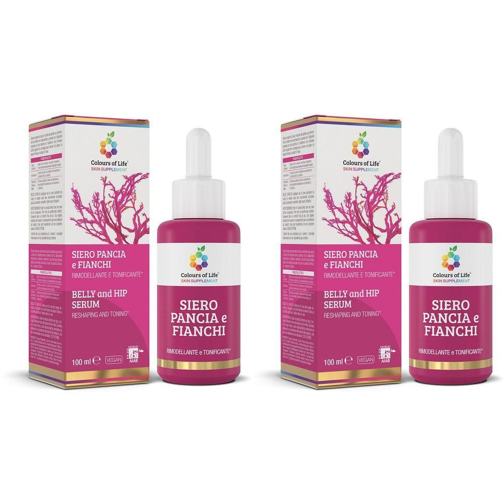 Colours Of Life Siero Pancia e Fianchi 2x100 ml Soluzione