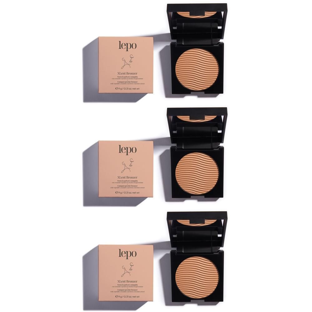 LEPO XLent Bronzer Terra in polvere compatta NUANCE 08 3x1 St