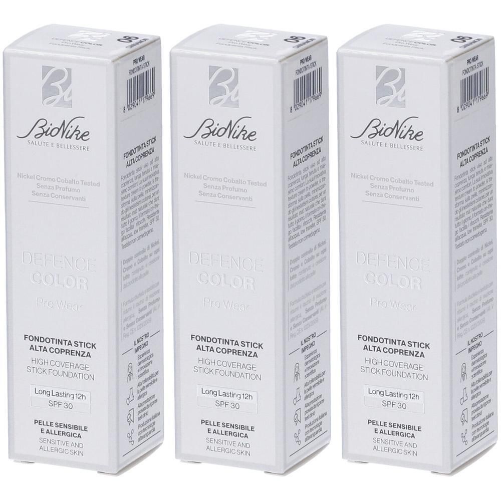 Bionike Defence Color Pro Wear Fondotinta Stick Alta Coprenza N6 Cinna