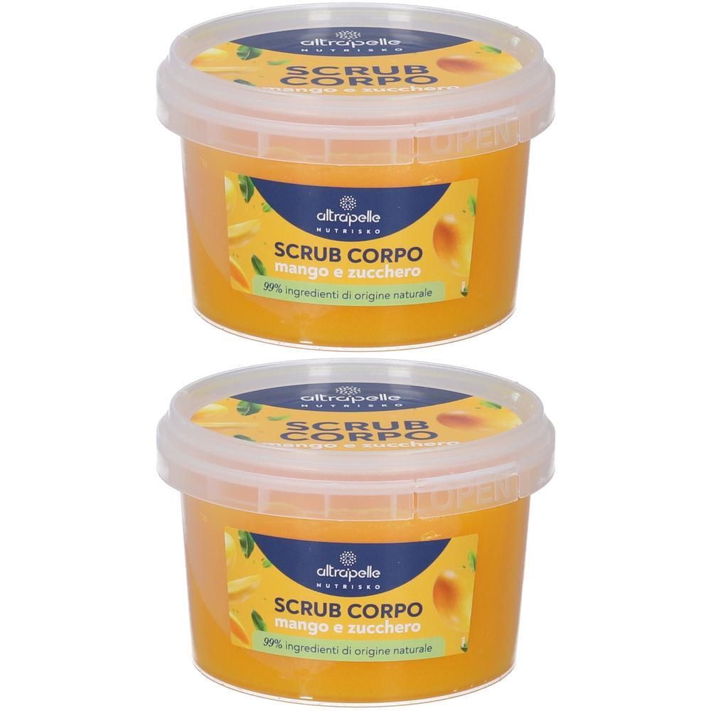 Altrapelle Nutrisko Scrub Corpo Mango e Zucchero 2x300 ml