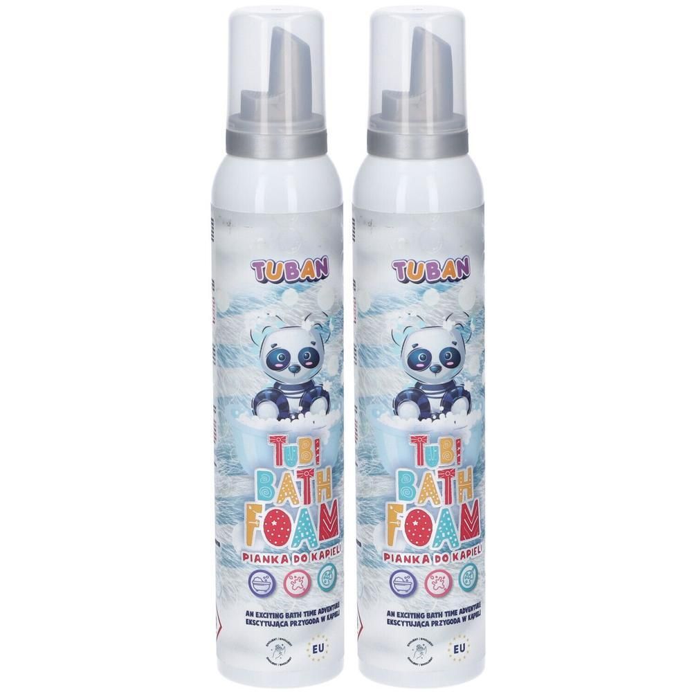 Tuban Tobi Bath Foam Bianco Schiuma da Bagno Corpo e Capelli 2x1 St