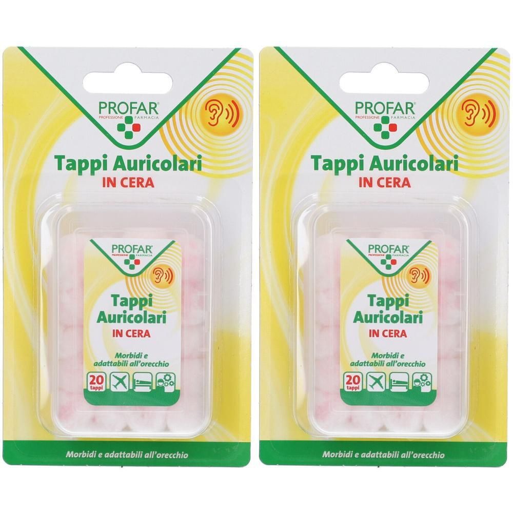 Profar Tappi Auricolari In Cera 2x20 St
