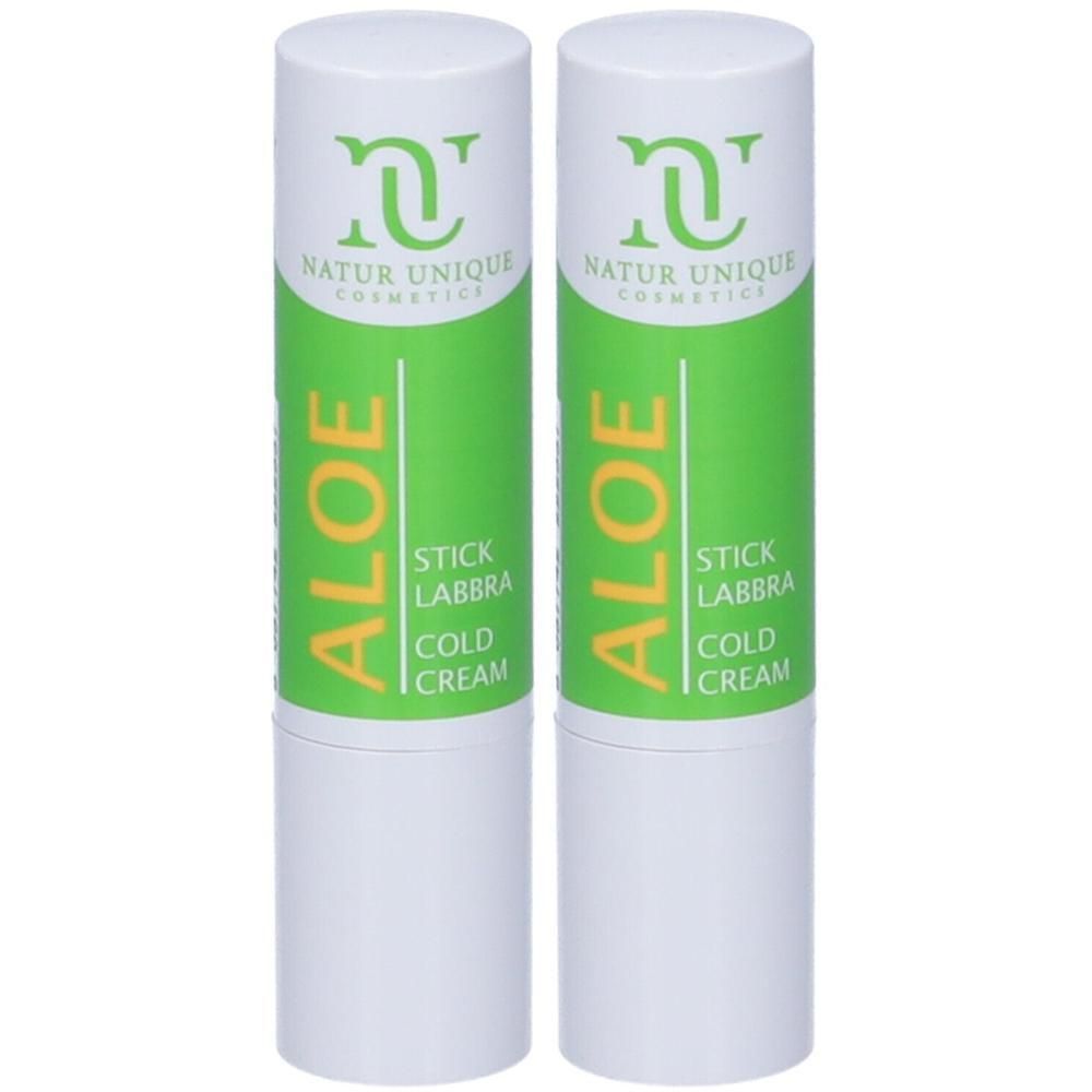 Natur Unique Stick Labbra Aloe 2x1 St