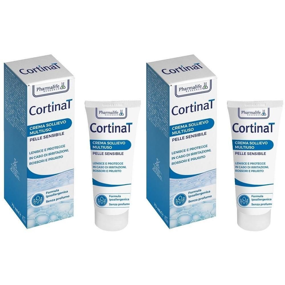 CortinaT Crema Sollievo 2x75 ml