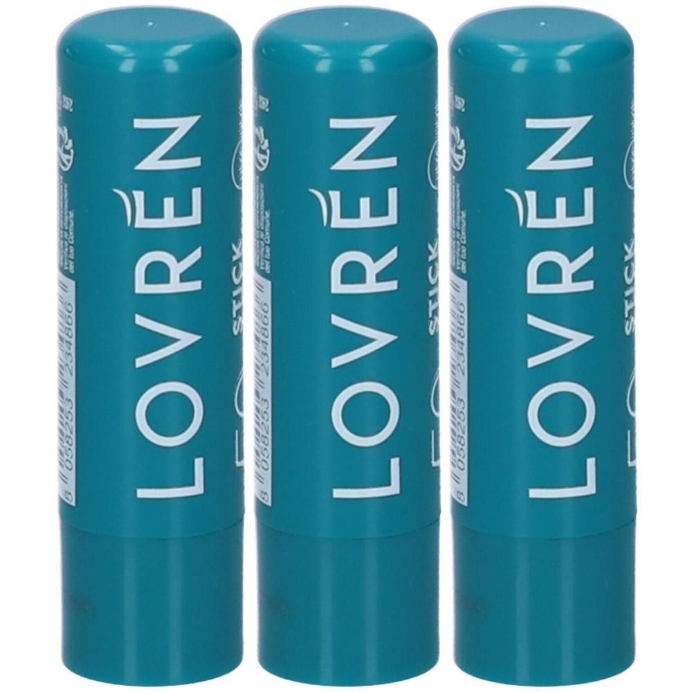 Lovren Stick Solare SPF50+ Protezione Molto Alta 3x1 St