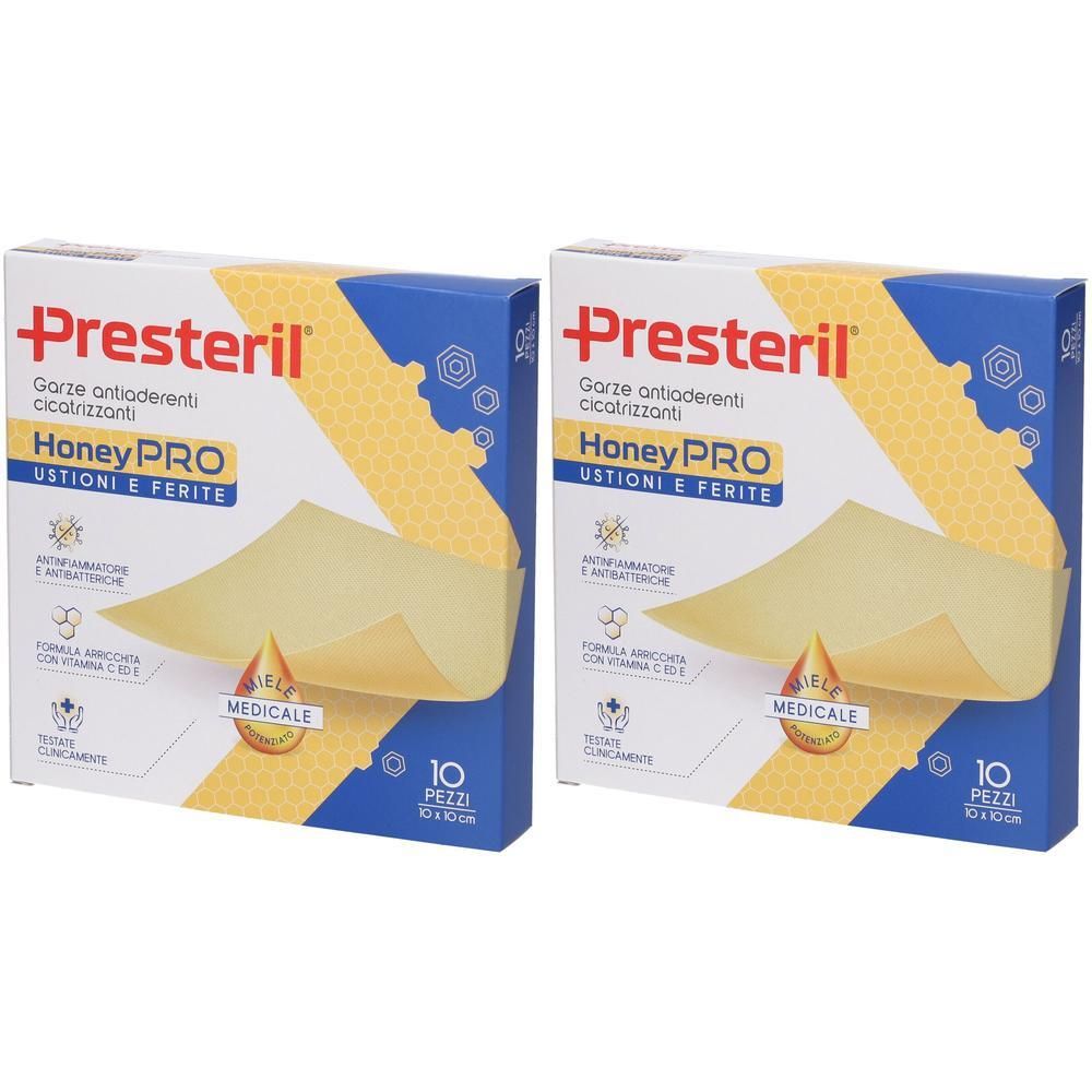 Presteril HoneyPRO Garze Antiaderenti Cicatrizzanti 2x10 St