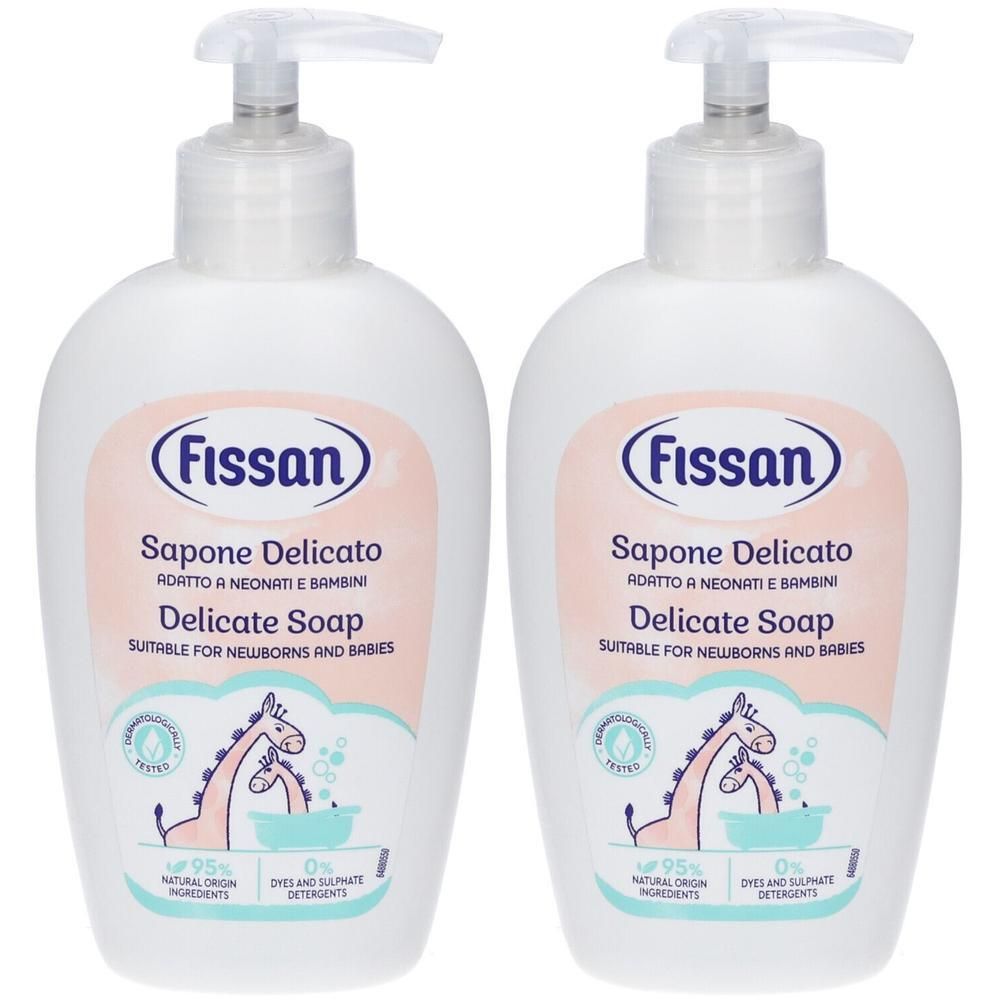 Fissan Sapone Delicato per Neonati e Bambini 2x250 ml
