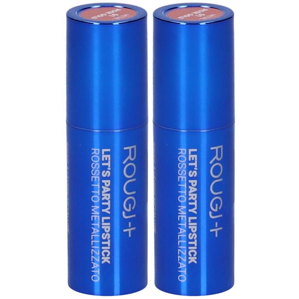Rougj Let's Party Lipstick Rossetto Metallizzato Colore 01 Rose Gold 2