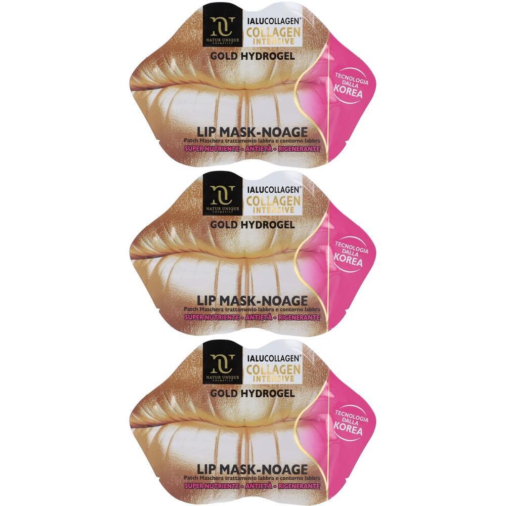Natur Unique Ialucollagen Collagen Intensive Lip Mask No Age 3x1 St