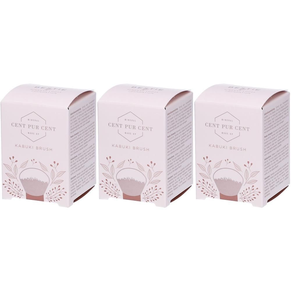 Cent Pur Kabuki Brush Pennello per Fondotinta 3x1 St