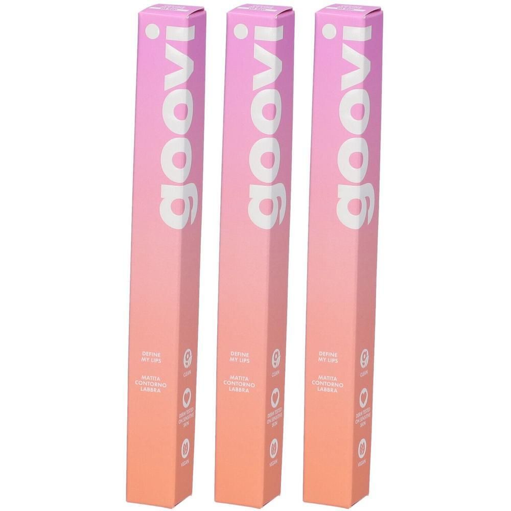Goovi Define My Lips Matita Labbra Colore 05 Red 3x1 St
