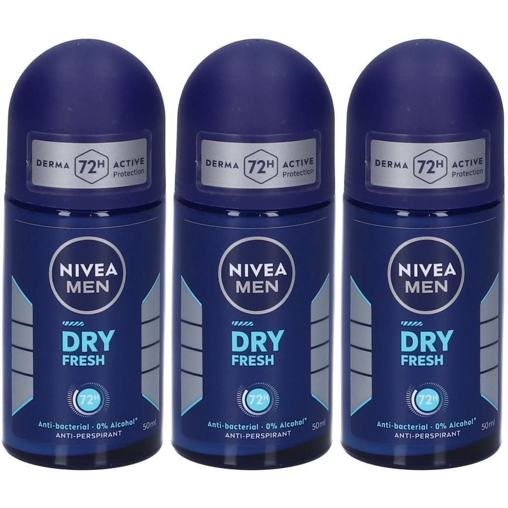 Nivea Deo Roll On Dry Le Ml 3x50 ml