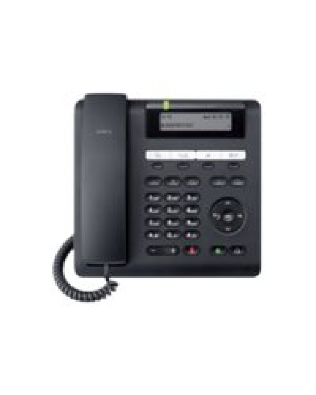Unify OpenScape Desk Phone CP200 VoIP-Telefon SIP Integrierter Ethernet-Switch Schwarz