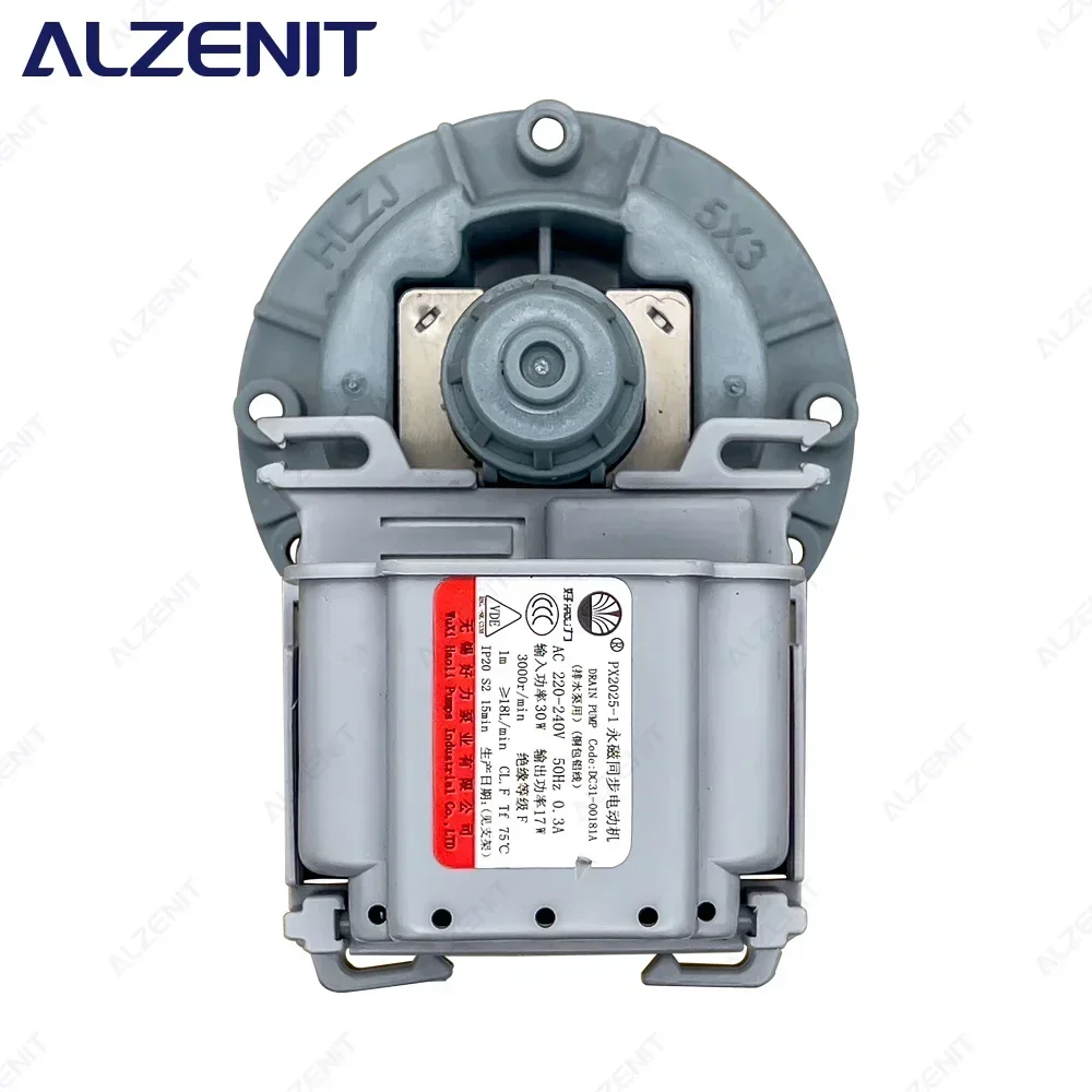 Neue Für Samsung Waschmaschine Ablauf Pumpe Motor PX2025-1 220-240V 50Hz 30W 3000r/min DC31-00181A waschmaschine Entwässerung Teile