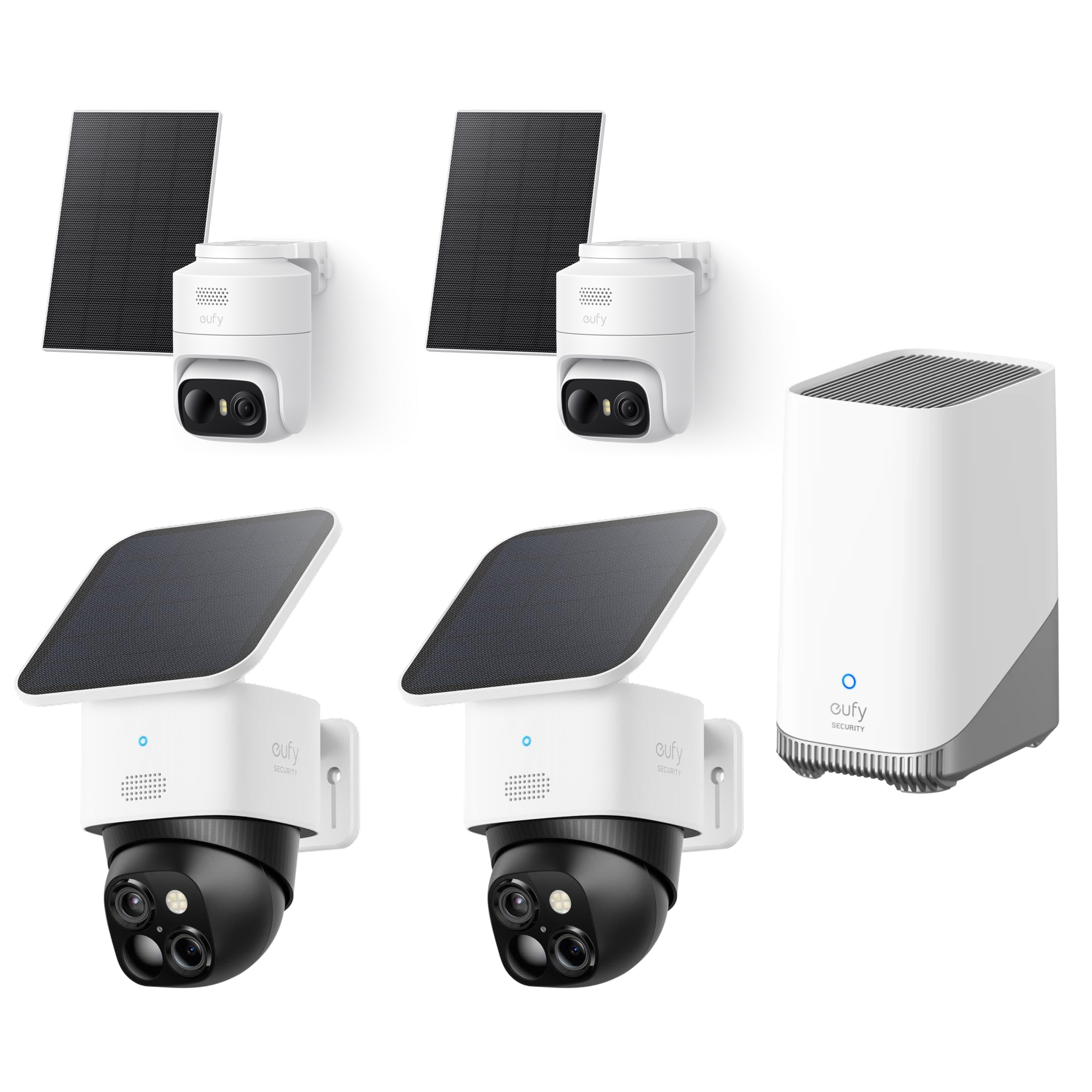 eufy eufyCam C37 (2er‑Pack), eufyCam Solo S340 (2er‑Pack) und HomeBase™ S380 Image