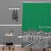 Deny Designs Bird Ave Portland Single Shower Curtain Polyester in Green | 72 H x 69 W in | Wayfair 13607-shocur