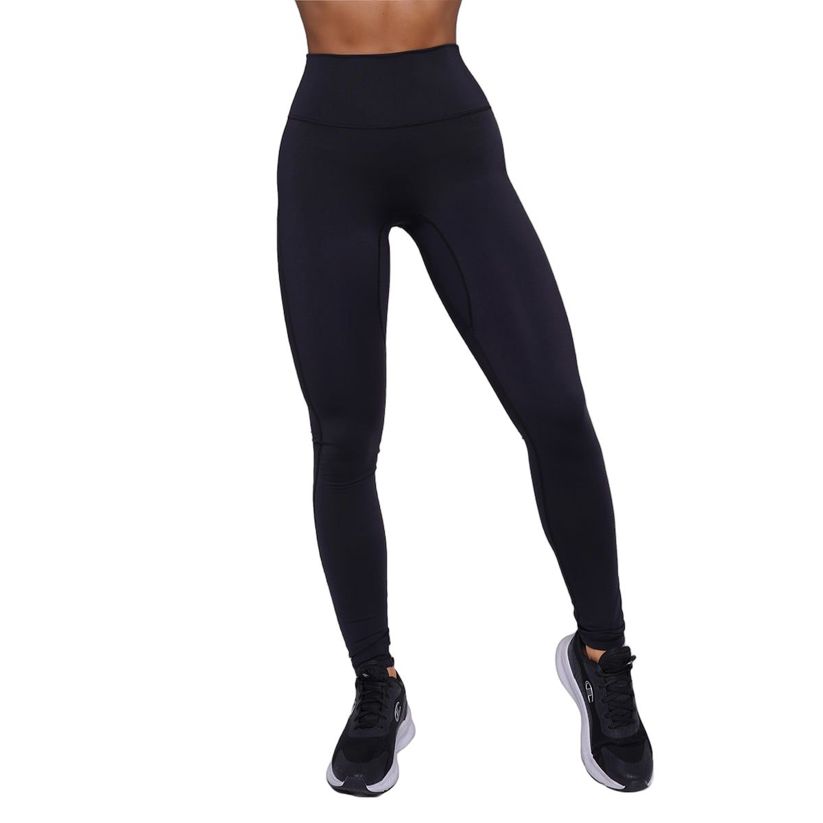 Leggings donna FIT Black a vita alta in nylon ed elastan 1 St
