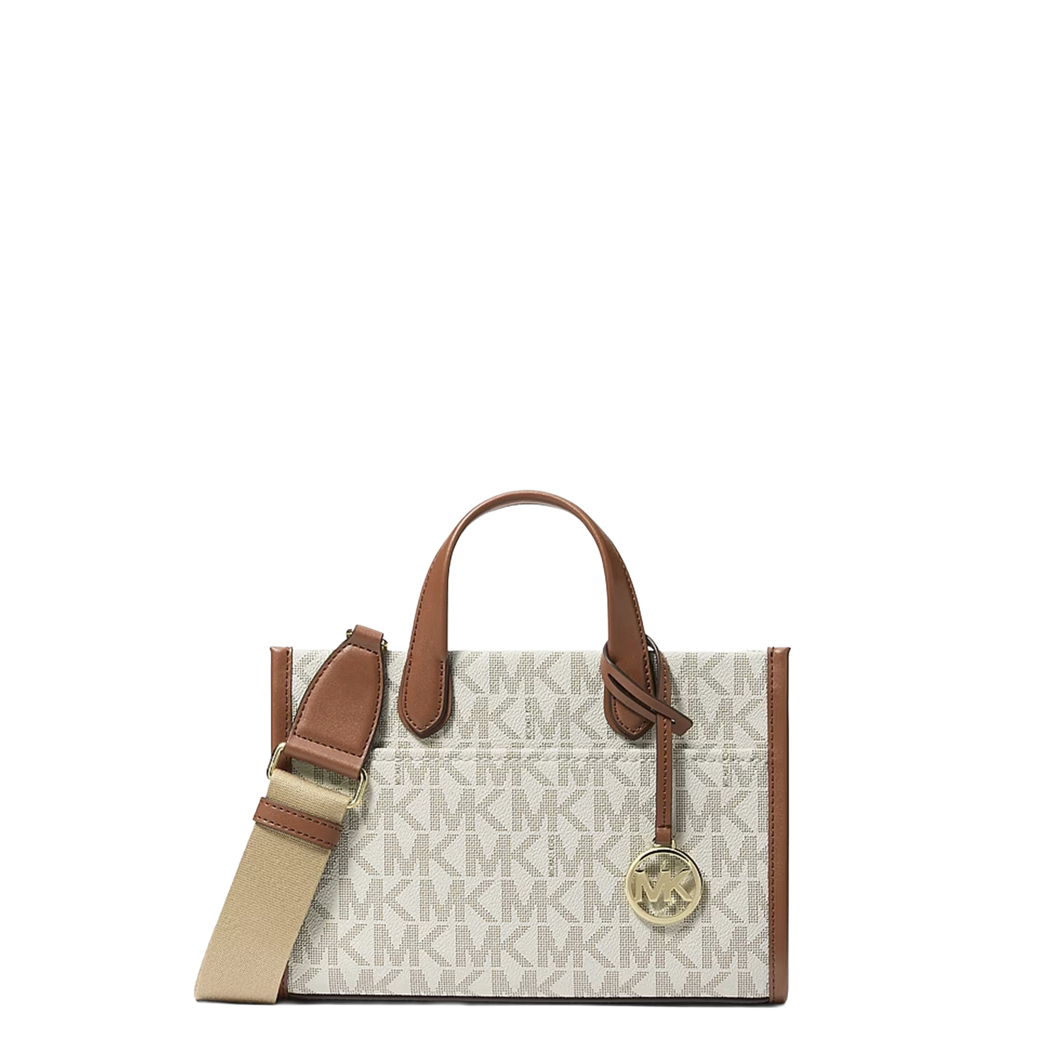 Michael Kors Kleine Damen-Schultertasche Gigi, Modell 38T5G3GM5B - Beige