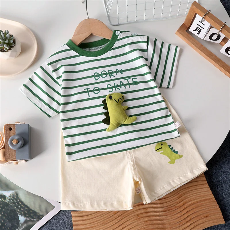 Ensemble de vêtements pour enfants, T-shirt et short pour bébé garçon/fille, vêtements d