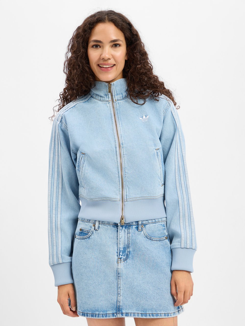 adidas Originals Jeansrock Damen hellblau, M