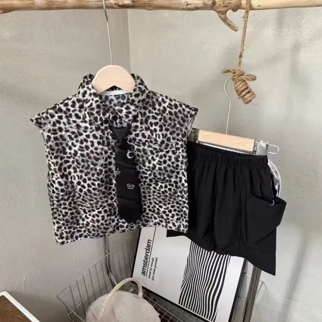 Ensemble de vêtements pour garçon, 2 pièces, vêtements pour enfants, ensembles de vêtements pour enfants, tenues pour bébés, été, 26-18