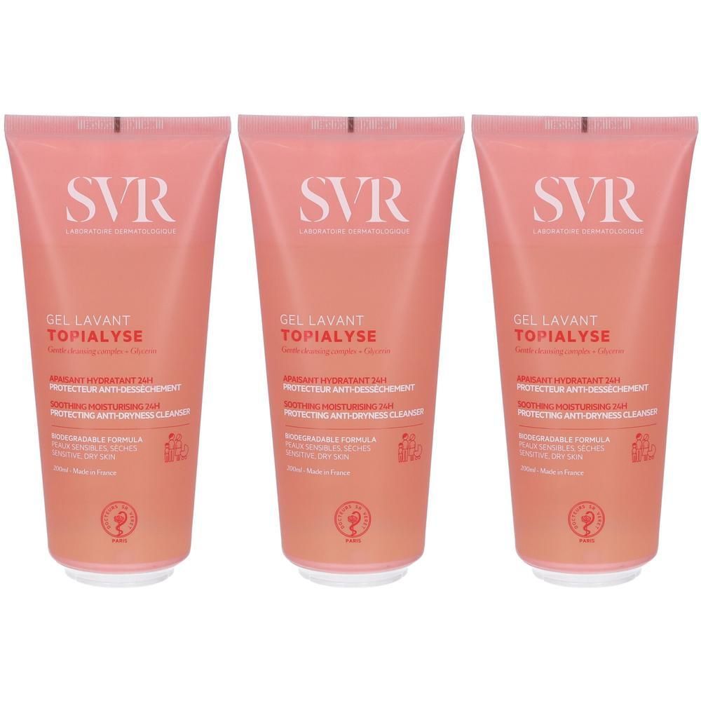 TOPIALYSE GEL LAVANT 3x200 ml