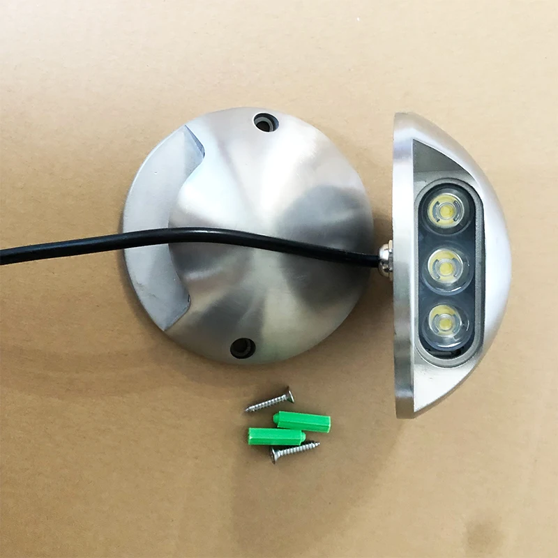 IP68 wasserdichte LED-Garten leuchte 4w 6w 8 w LED Inground Spotlight Indoor Outdoor Bodendeckenlampen12v AC85-265V Edelstahl
