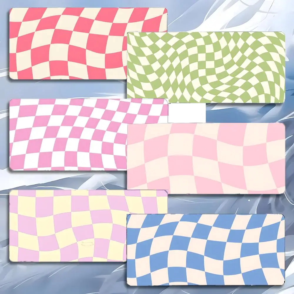 Twisted Colorful Checkered Art Mouse Pad Mousepad Large Gaming LockEdge Verdickte PC-Tisch-Schreibtischunterlage