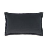 Eastern Accents Jackson Velvet Pillow Cover & Insert Polyester/Polyfill/Velvet in Gray | 15 H x 26 W x 4 D in | Wayfair DPB-287