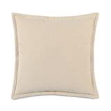 Eastern Accents Jackson Velvet Pillow Cover & Insert Polyester/Polyfill/Velvet in White | 20 H x 20 W x 5 D in | Wayfair DPA-280