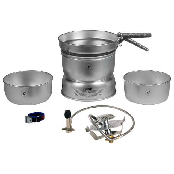 Trangia - 25-1 Sturmkocher mit Primus Gasbrenner - Gaskocher grau