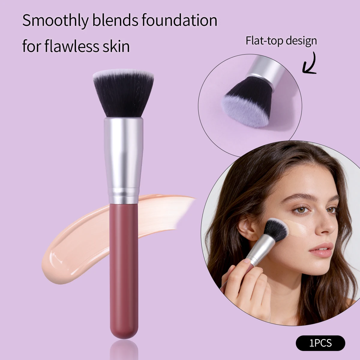 Make-up-Pinsel für Foundation, Puder, Concealer, Rouge – Professionelles Kosmetik-Beauty-Tool