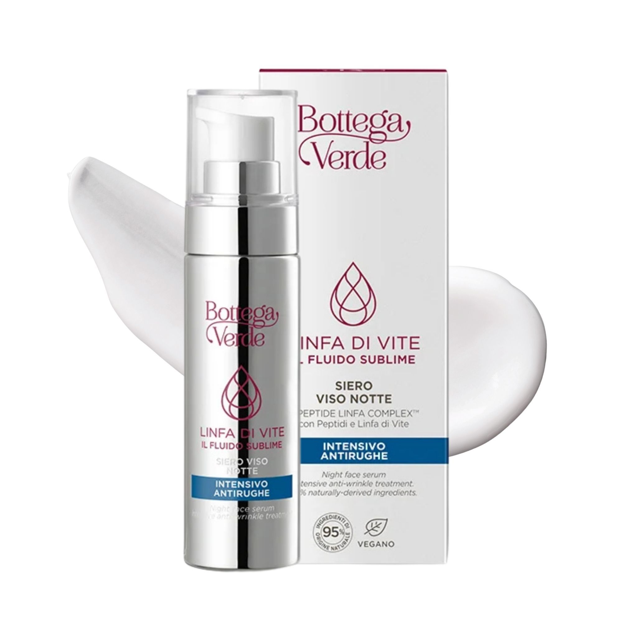 Bottega Verde Linfa di Vite - Il Fluido sublime Siero viso notte 30 ml