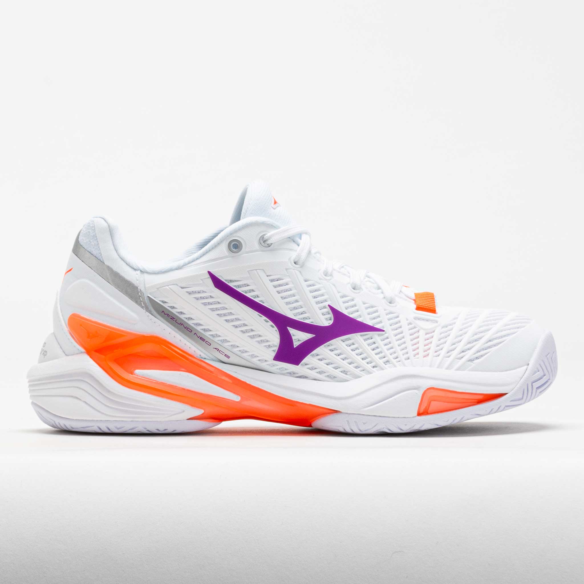 Mizuno Neo Ace AC Women's Tennis Shoes White/Dahlia