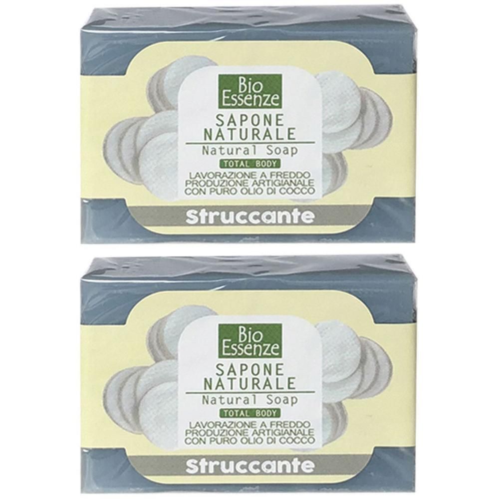 Bio Essenze Sapone Naturale Struccante 2x100 g