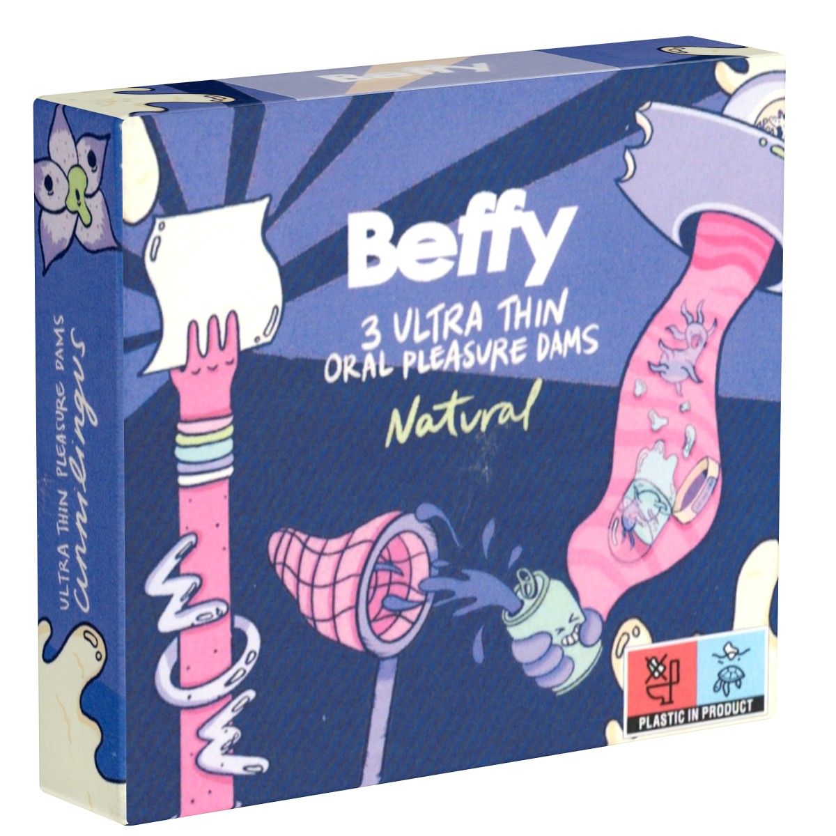 Asha *Beffy Oral Pleasure Dam* 3 pz Salviette