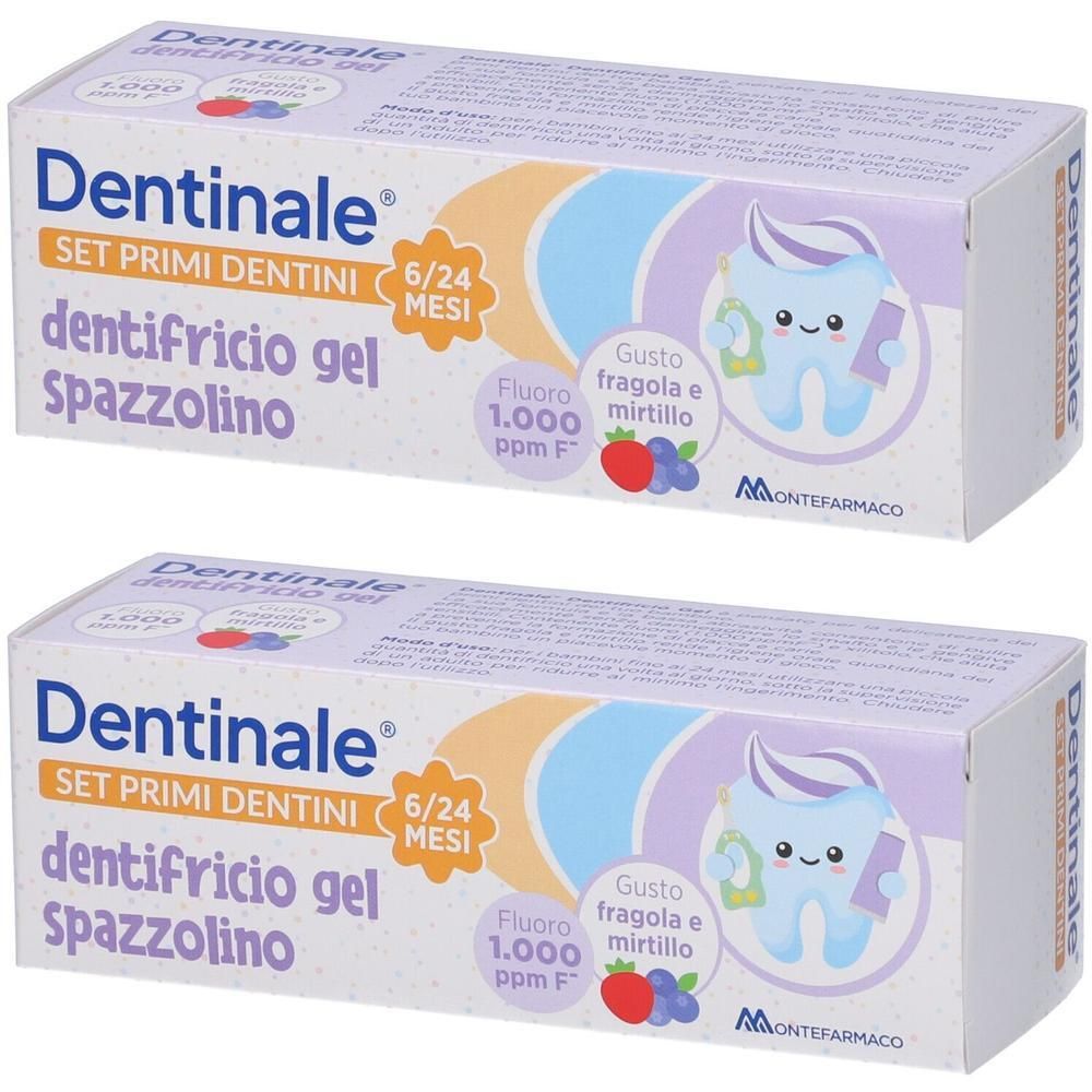 Dentinale Primi Dentini Set Dentifricio + Spazzolino 2x1 St