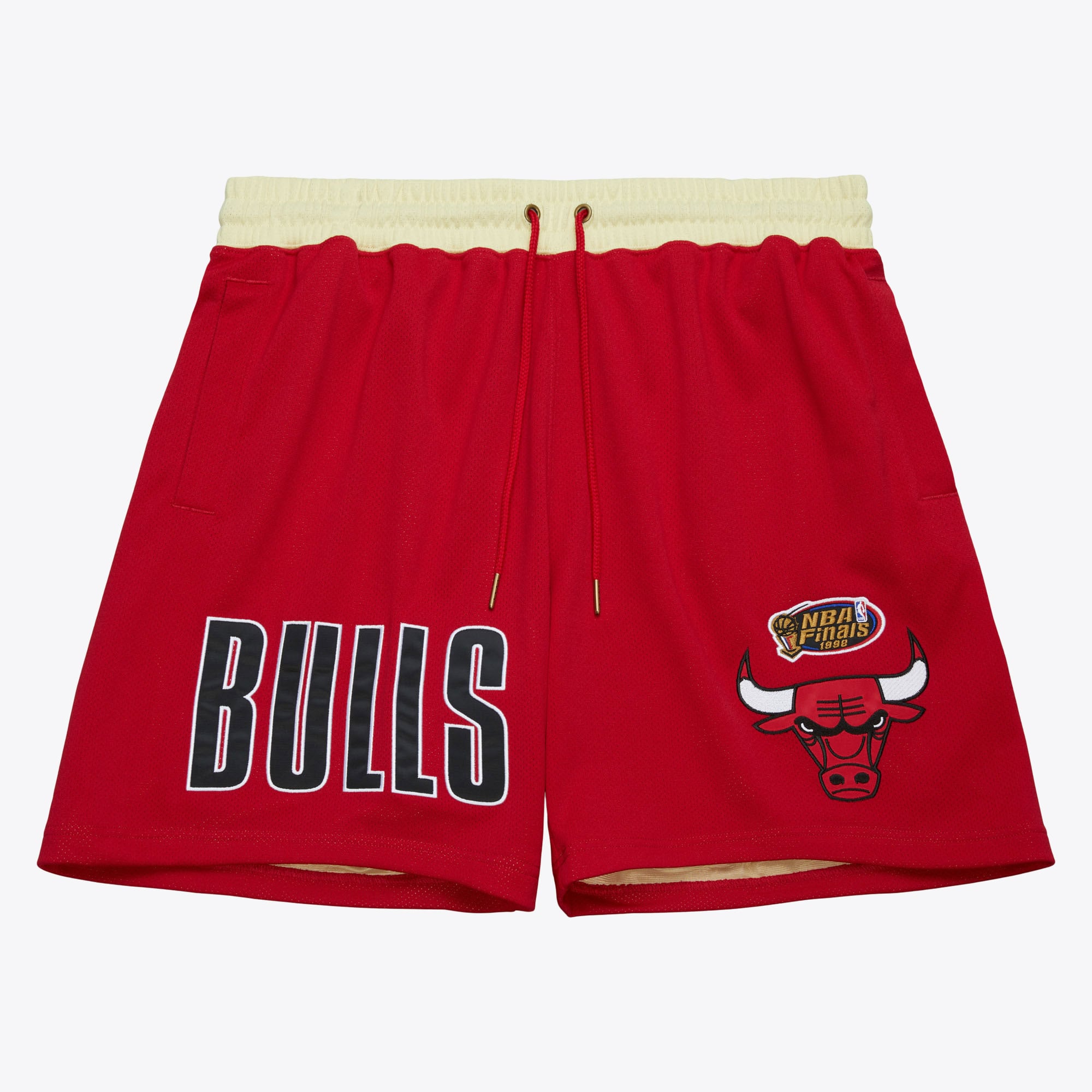Short tendance Mitchell & Ness Team OG 2.0 des Bulls de Chicago, logo vintage 18 cm - Homme Taille: S