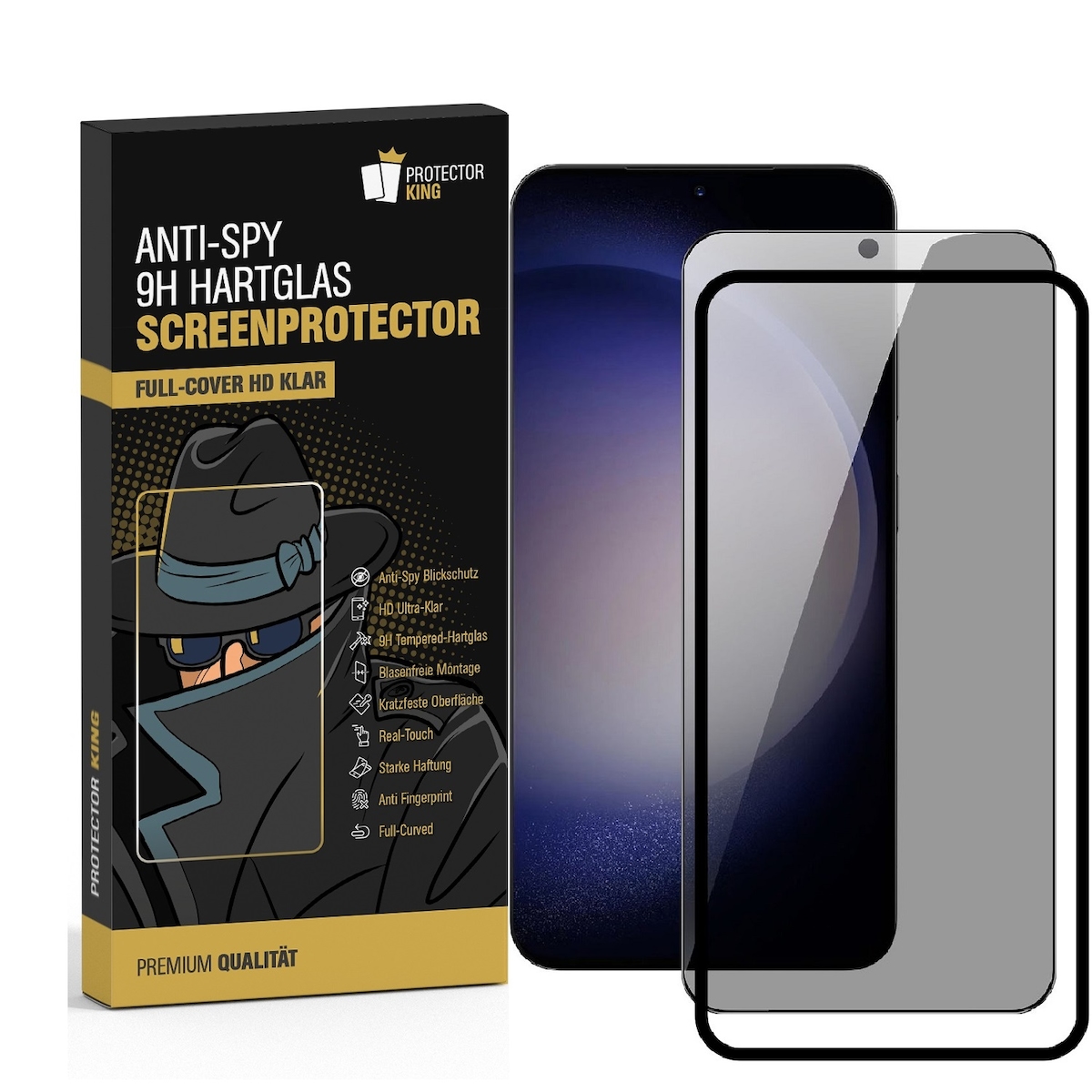 4x Blickschutz 9H Panzerglas für Samsung Galaxy S26 Plus Full-Screen Protector Anti-Spy Montagehilfe Displayschutz Schutzglas Tempered Hartglas